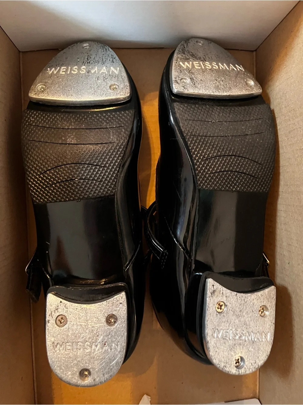 Weissman Girls Black Patent Mary Jane Dress Shoes